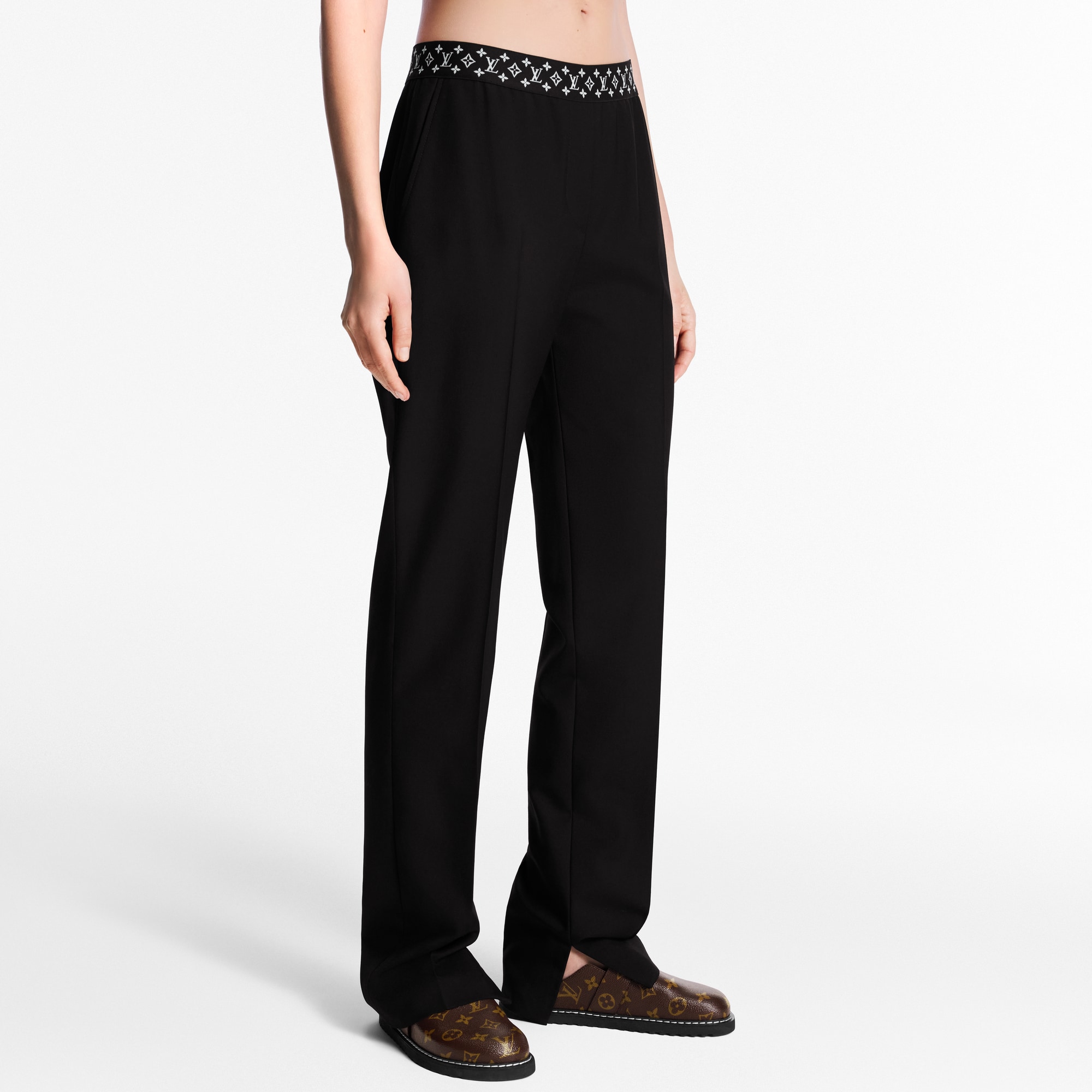 louren waist belt volume pants 【公式通販】